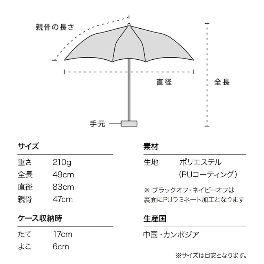 折りたたみ日傘 ホワイト/ブラック 折りたたみ傘 スリム晴雨兼用 遮光 遮熱 ブラック×ホワイト